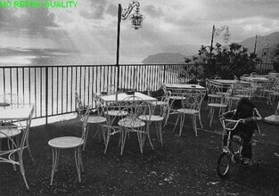 Het terras, Levanto, Italië