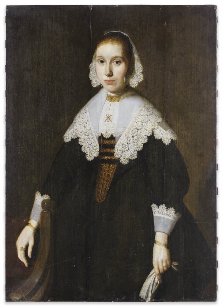 Portret van een onbekende vrouw