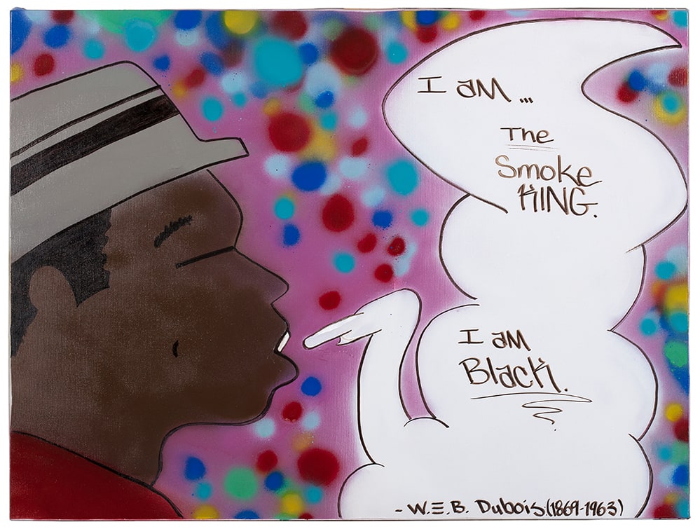 I am "the smoke king, I am black"