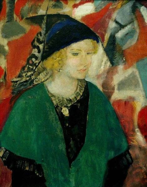 Girl with a Green Shawl