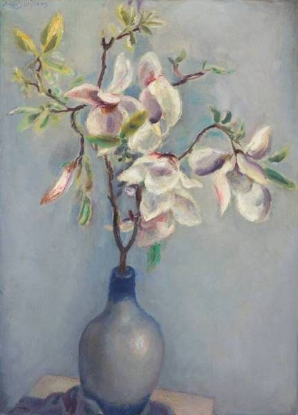 Blossoming Branch of Magnolia