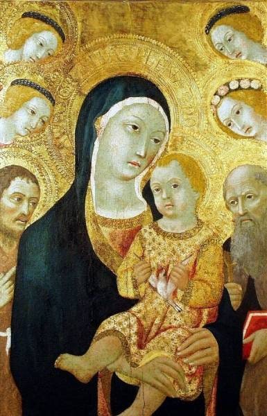 Madonna with Child, Saints and Angels