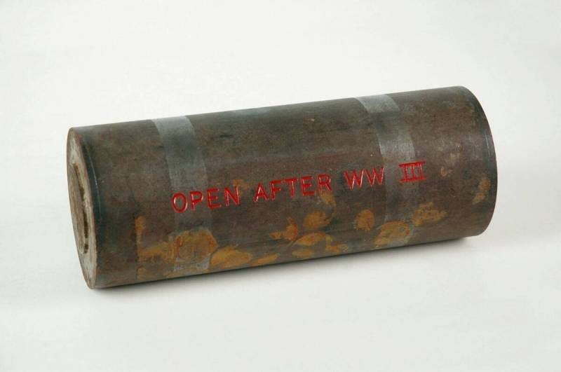 Time capsule: OPEN AFTER WW III