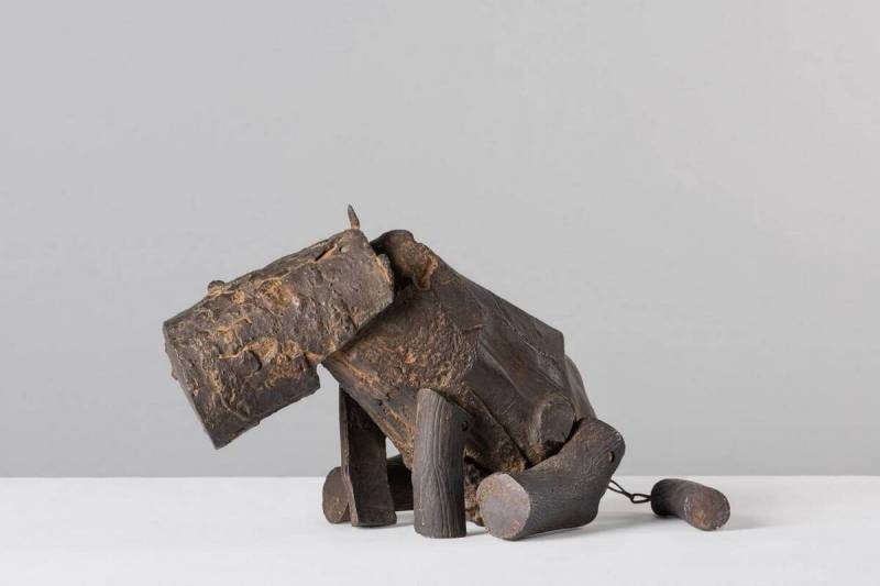 Untitled (Wooden Horse, Sitting)