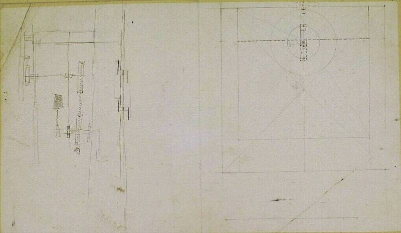 Working Drawing for a Mechanical Structure