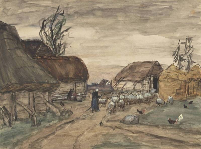 Landscape with Sheepfold