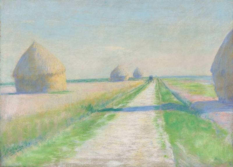 Landscape with Haystacks