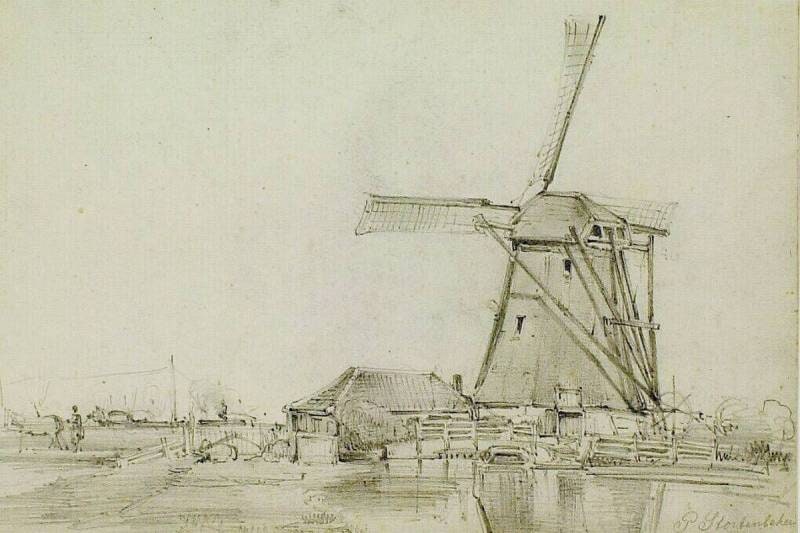 'Leidschedam' (Landscape with Mill)