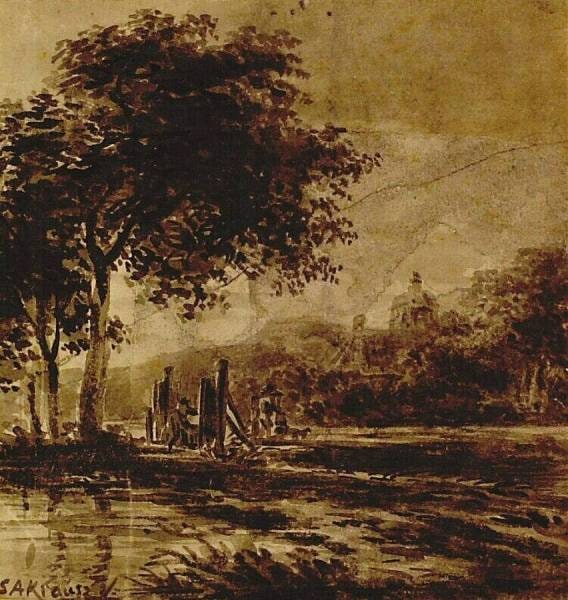 Landscape with a House with a Cupola