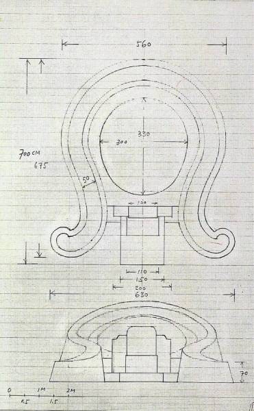 Drawing for 'The Overturned Tomb'
