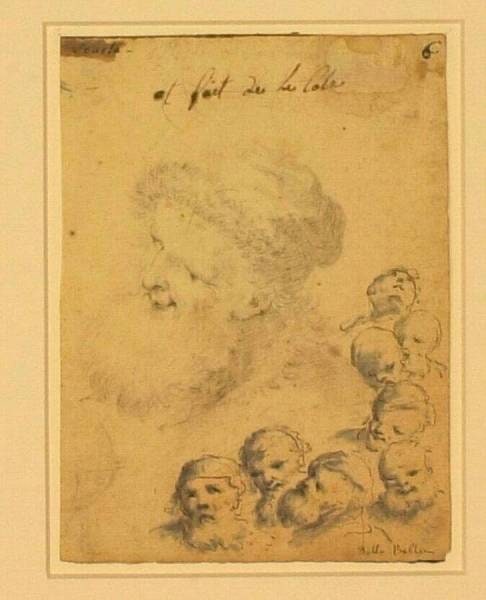 The Laughing Philosopher Democritus (Studies of Heads and a Globe)