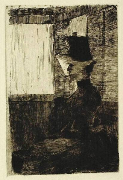Lady in Compartment