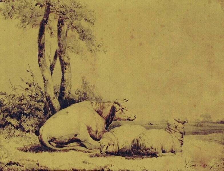 Landscape with Cows