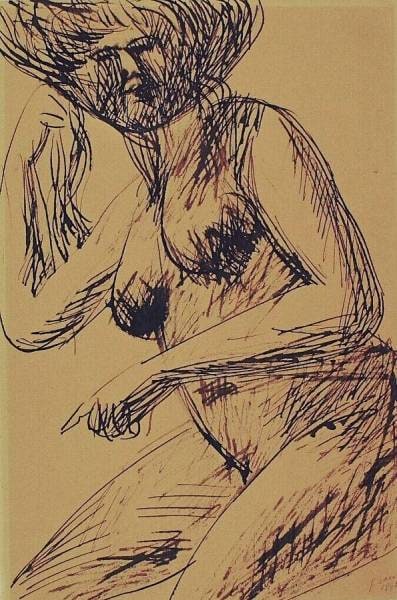 Seated Female Nude