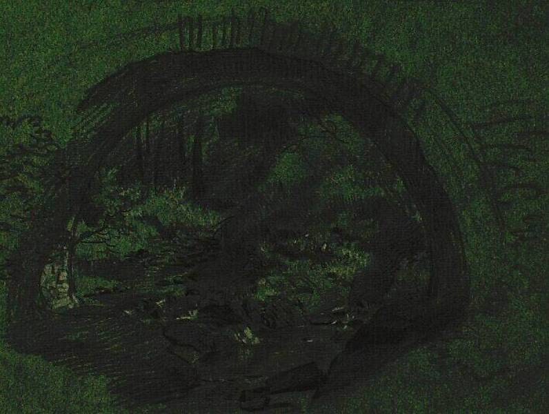 Bridge over a Mountain Stream