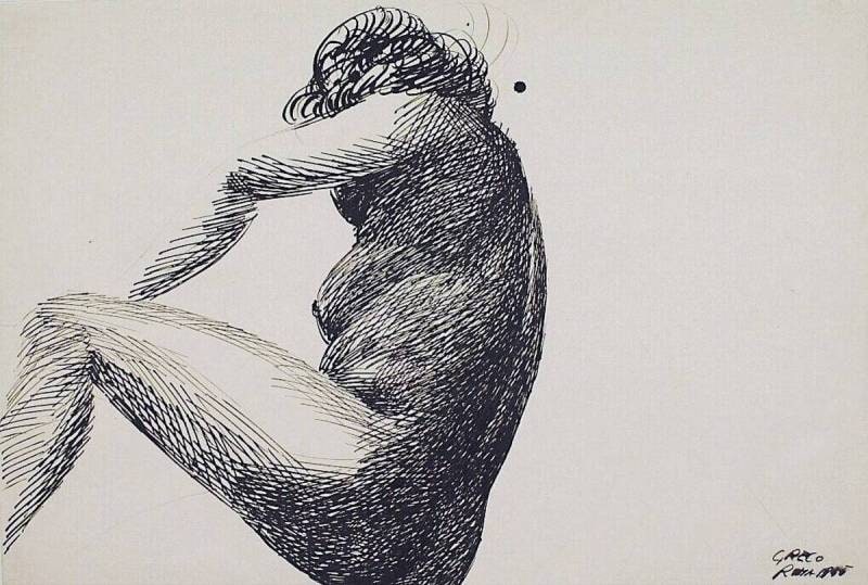 Seated Female Nude
