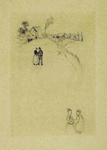 One of 28 Illustrations for J.K. Huysmans, ‘Les Soeurs Vatard'