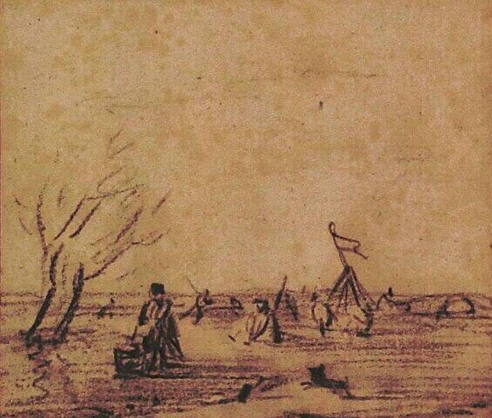 A Scene on the Ice