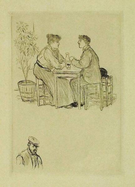 One of 28 Illustrations for J.K. Huysmans, ‘Les Soeurs Vatard'