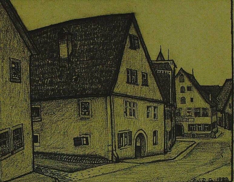 Old Houses of a German Town