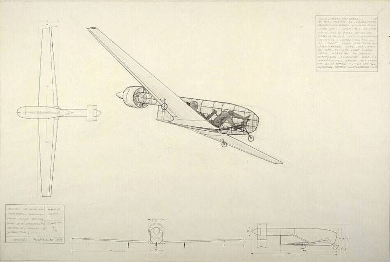 Manpowered jet plane