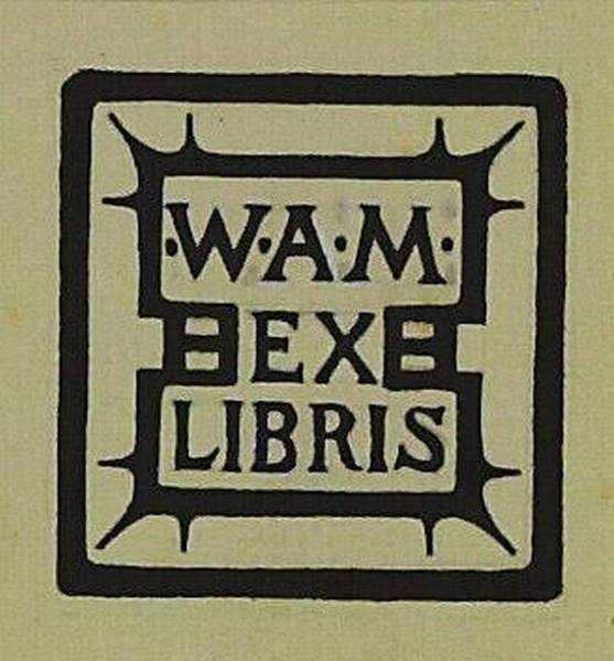 Design for Ex Libris of W.A. Mees