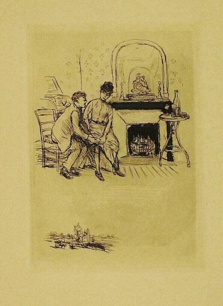 One of 28 Illustrations for J.K. Huysmans, ‘Les Soeurs Vatard'