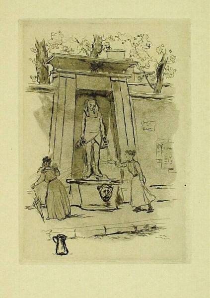 One of 28 Illustrations for J.K. Huysmans, ‘Les Soeurs Vatard'