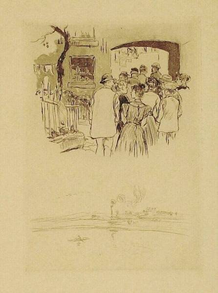 One of 28 Illustrations for J.K. Huysmans, ‘Les Soeurs Vatard'
