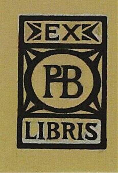 Design for Ex Libris of H.P. Bremmer