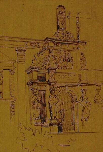 A Renaissance Building with Caryatids