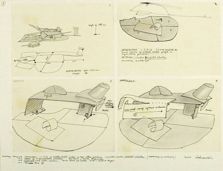 Drawing as Instructions for Untitled Sculpture