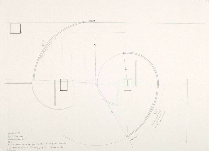Design for the Koningsplein Theatre Project, Arnhem