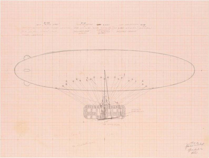 Study for Airship (with pilot)