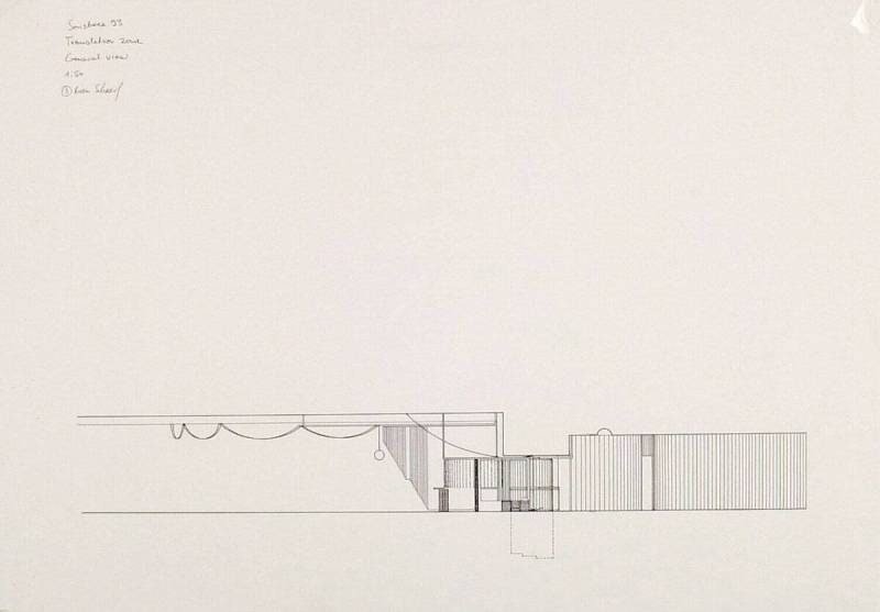 Design for the Koningsplein Theatre Project, Arnhem