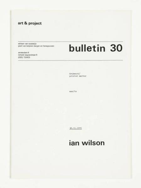 art & project bulletin 30