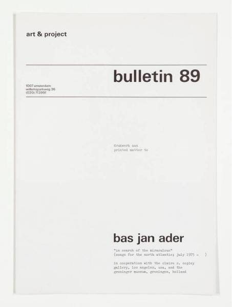 art & project bulletin 89