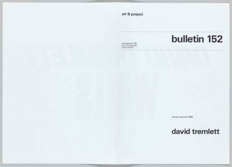 art & project bulletin 152