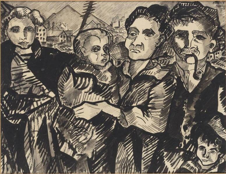 Family from Cuesmes (Borinage)