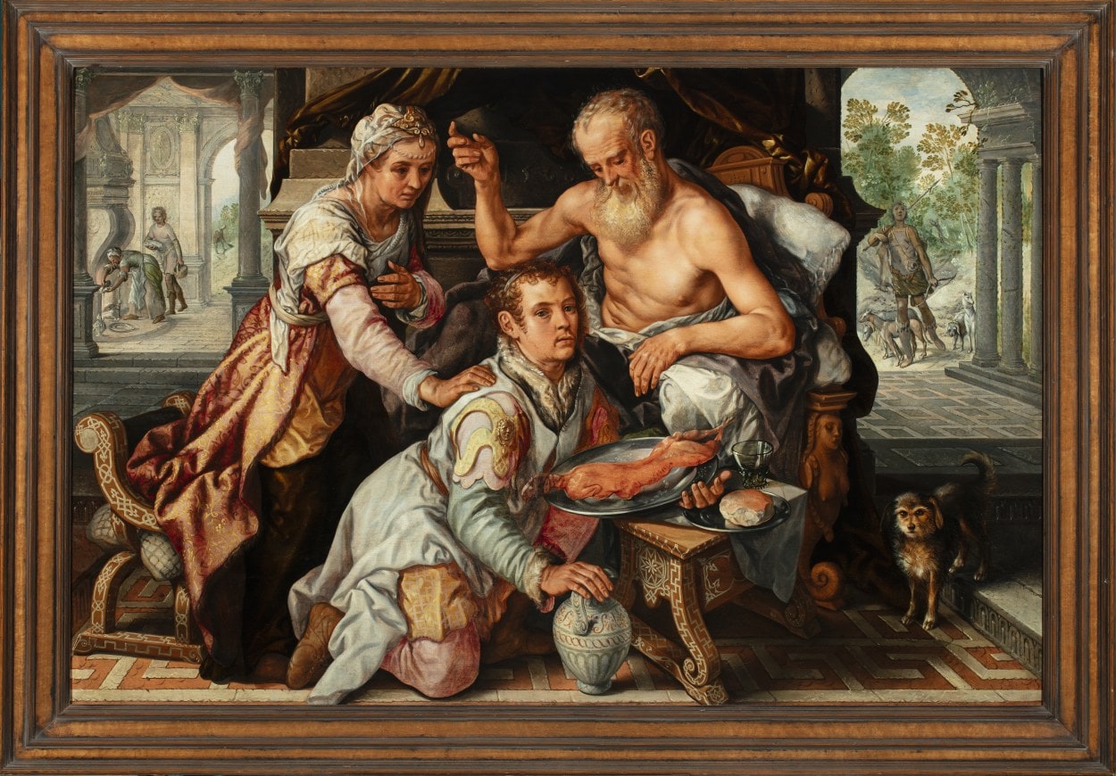 Isaak zegent Jacob