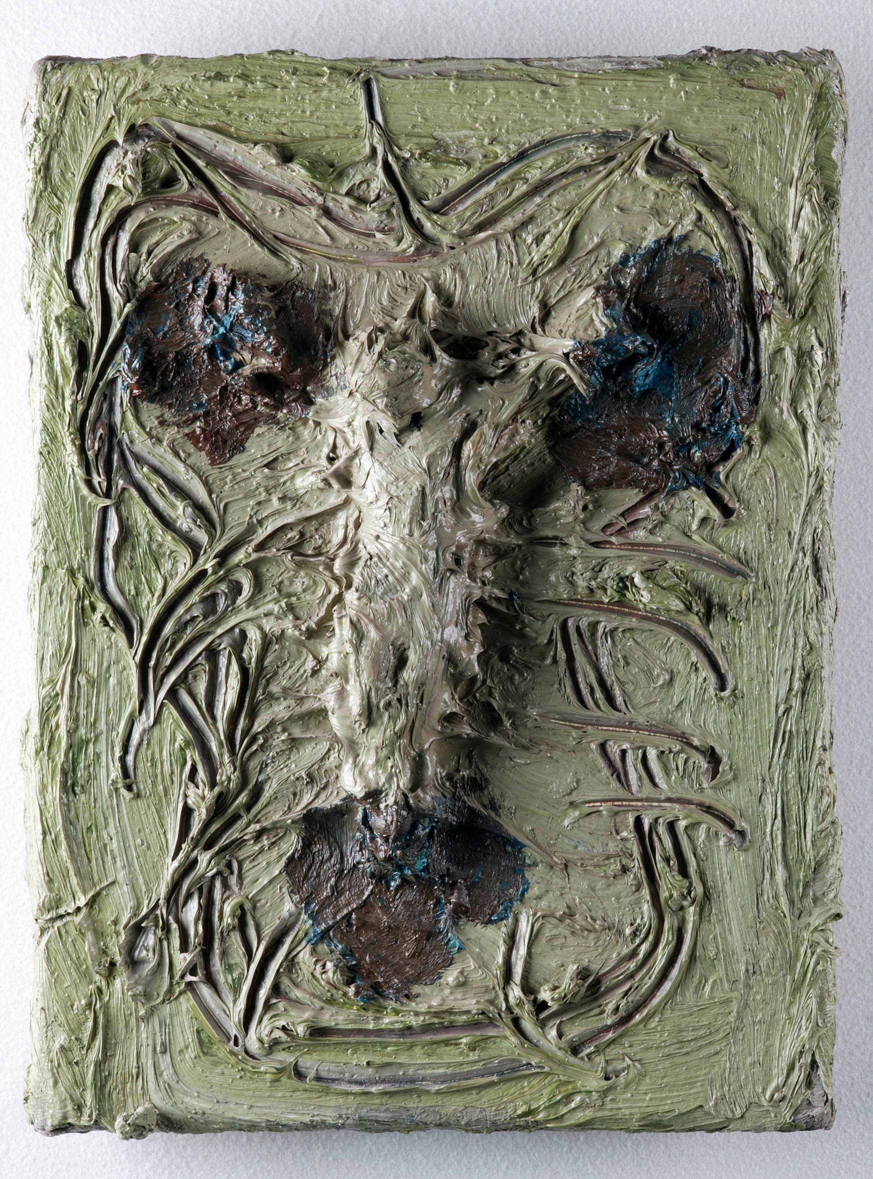 Kruisiging in groen