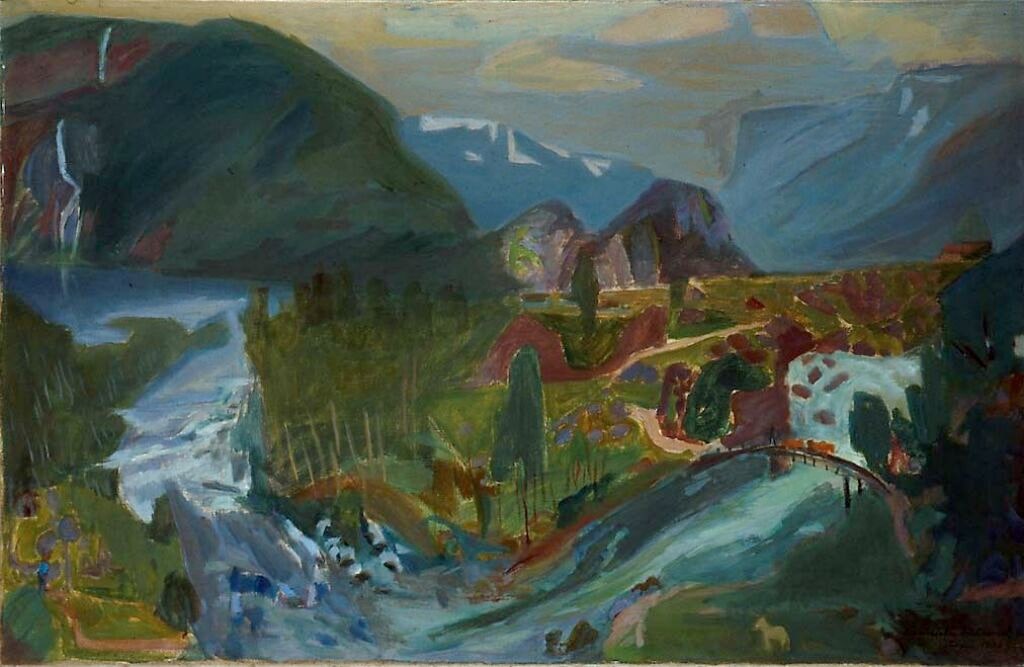 View of the River Suldalslågen