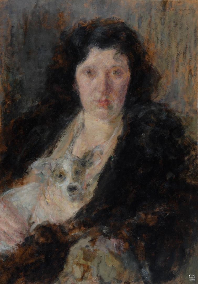 Pani z pieskiem. Portret Włodzimiery Lipońskiej