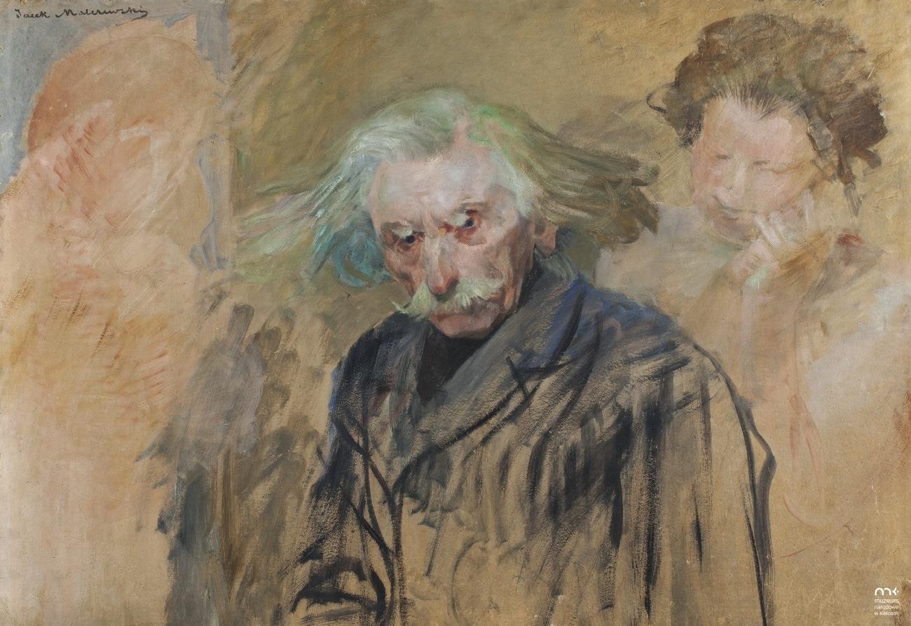 Szkic do portretu starca. Stanisław Bryniarski