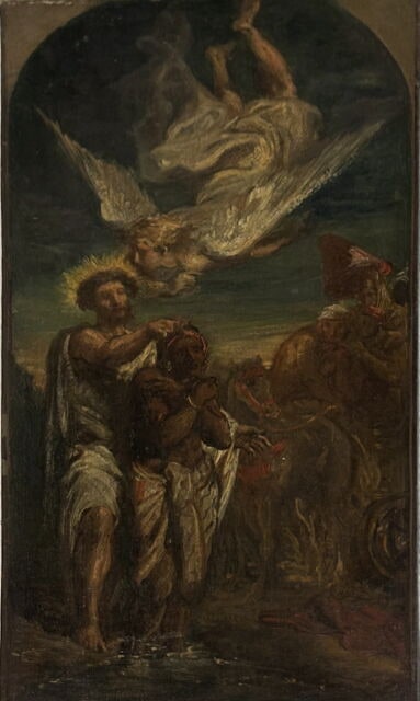 Saint Philippe baptisant l'eunuque de la reine d'Éthiopie
