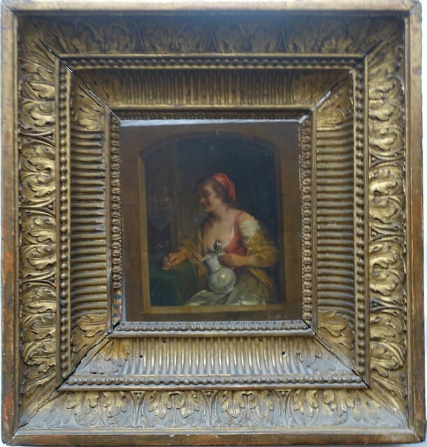 Femme à une fenêtre
