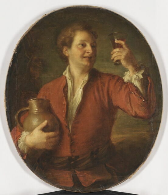Un joyeux buveur.