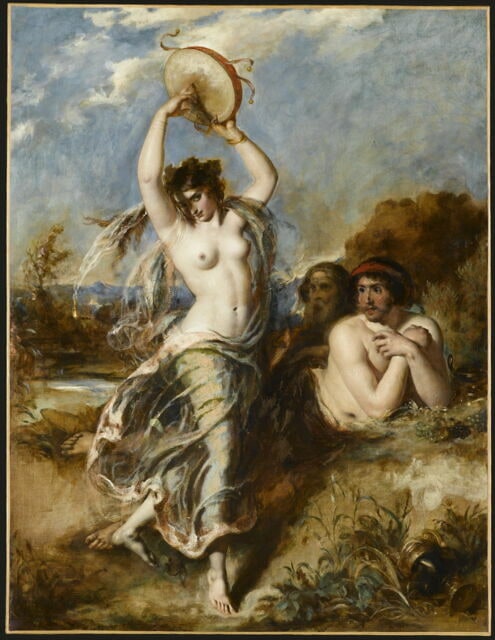 Bacchante au tambourin