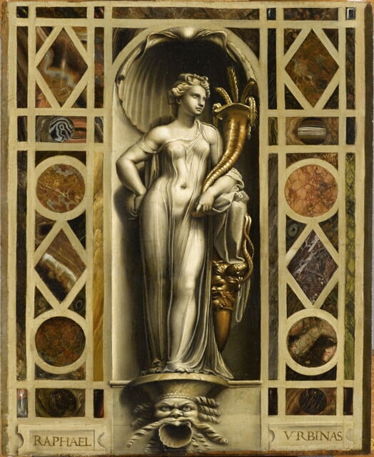 L' Abondance. Grisaille