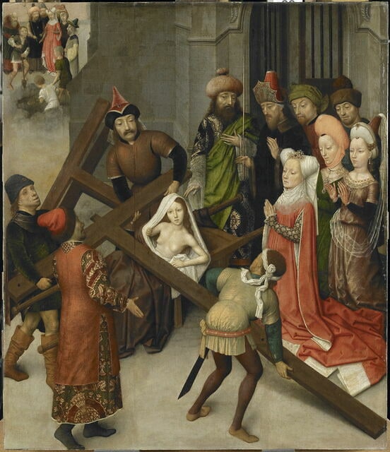 Le miracle de la Vraie Croix à Jérusalem en présence de sainte Hélène impératrice